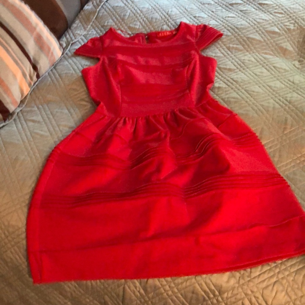 Red dress